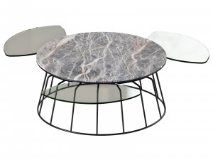 Roche bobois vogue cocktail table Modelo 3D