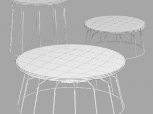 Roche bobois vogue cocktail table Modelo 3D