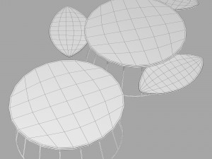 Roche bobois vogue cocktail table Modelo 3D