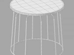 Roche bobois vogue cocktail table Modelo 3D