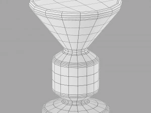 Roche bobois waterline cocktail table 3D Model
