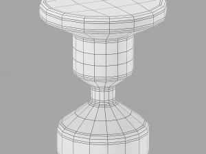 Roche bobois waterline cocktail table 3D Model