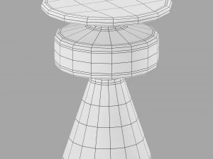 Roche bobois waterline cocktail table 3D Model