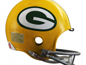 Riddell vsr 4 helmet-green bay packers 3D 모델