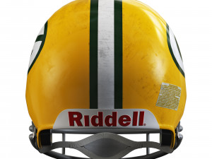 Riddell vsr 4 helmet-green bay packers 3D 모델