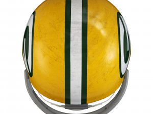 Riddell vsr 4 helmet-green bay packers 3D 모델