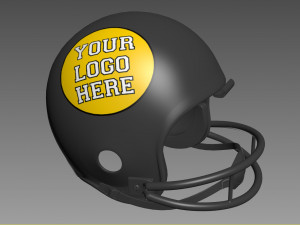 Riddell vsr 4 helmet-green bay packers 3D 모델