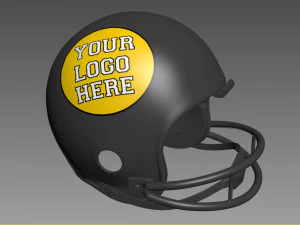 Riddell vsr 4 helmet-green bay packers 3D Model