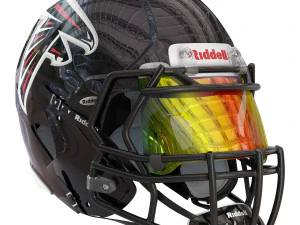 Casco Riddell Speed ​​Atlanta Falcons Modello 3D
