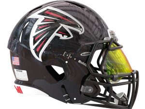 Riddell speed helmet atlanta falcons Modelo 3D