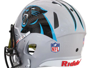 Casco Riddell Speed ​​Carolina Panthers Modello 3D