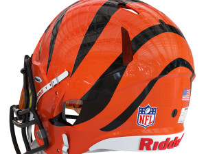 Riddell speed helmet cincinnati bengals 3D Model