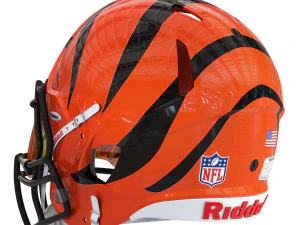 Riddell capacete de velocidade cincinnati bengalas Modelo 3D