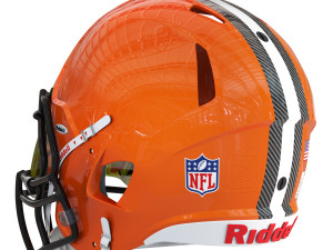 Riddell speed helmet cleveland browns 3D 모델