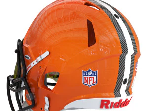 Riddell speed helmet cleveland browns 3D Model