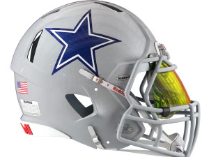 Riddell speed helmet dallas cowboys 3D Model