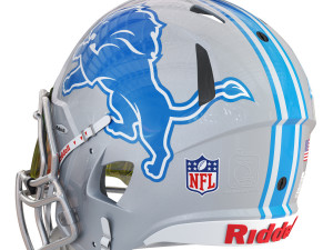 Riddell speed helmet detroit lions 3D Modell