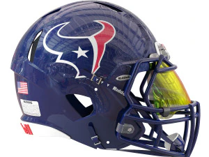 Riddell speed helmet houston texans 3D Model
