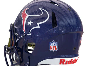 Riddell speed helmet houston texans 3D Model
