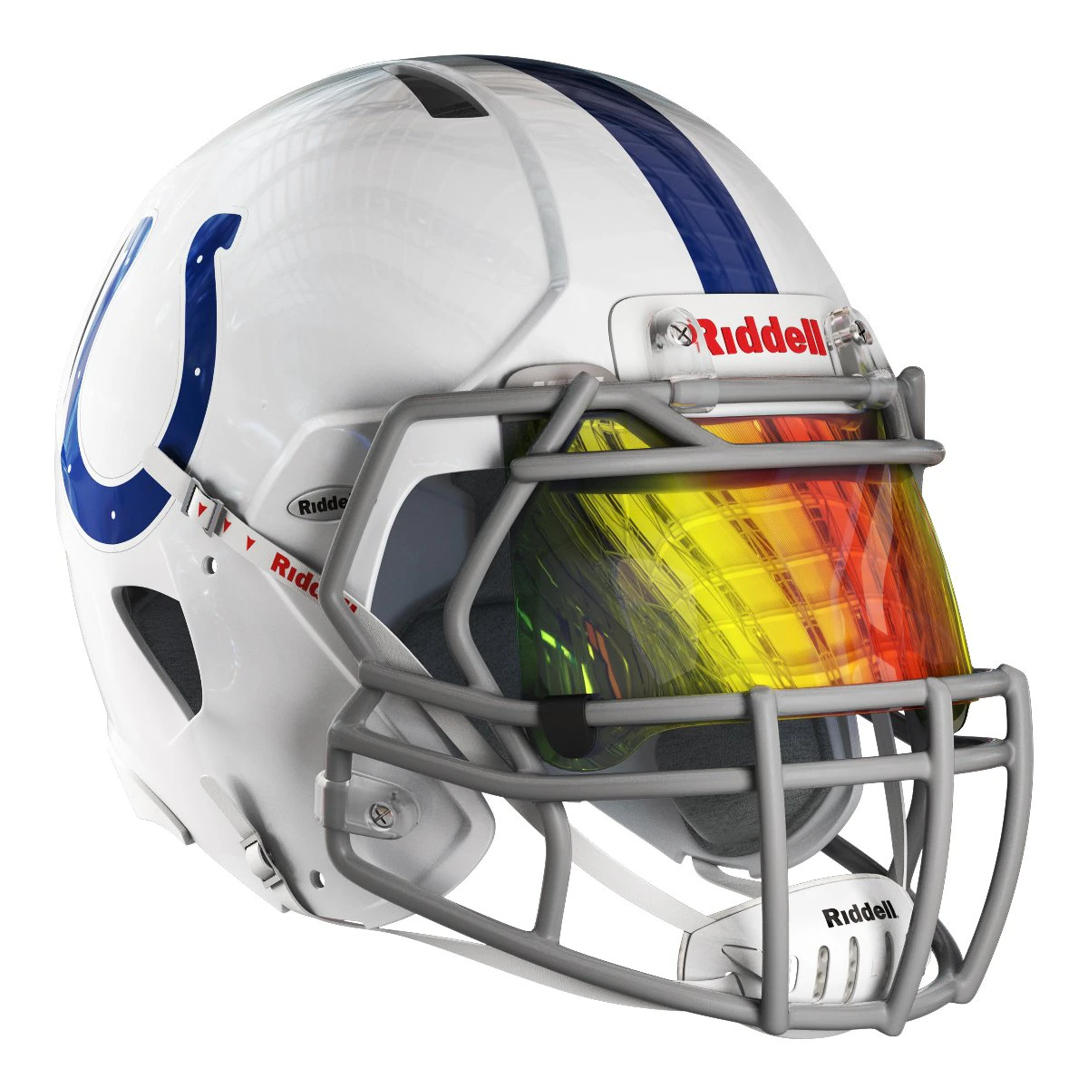 Riddell capacete de velocidade indianapolis colts Modelo 3D .c4d .max .obj .3ds .fbx .stl .blend 