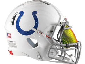 Riddell capacete de velocidade indianapolis colts Modelo 3D
