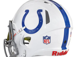 Riddell capacete de velocidade indianapolis colts Modelo 3D