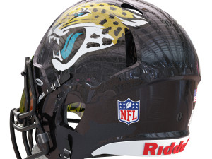 Riddell speed helmet jacksonville jaguars 3D Model