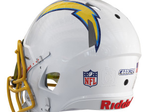 Riddell speed helmet los angeles chargers 3D-Modell