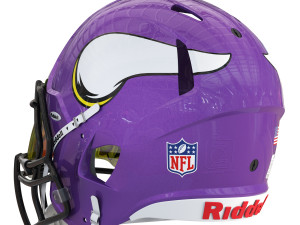 Riddell speed helmet minnesota vikings Modelo 3D