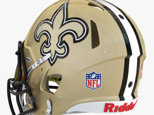 Riddell speed helmet new orleans saints 3D Модель