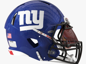 Riddell speed helmet new york giants 3D 모델