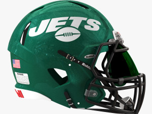 Riddell speed helmet new york jets 3D-Modell
