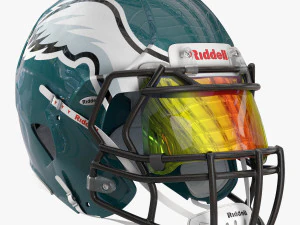 Casco Riddell Speed ​​Philadelphia Eagles Modello 3D