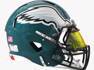 Riddell speed helmet philadelphia eagles 3Dモデル