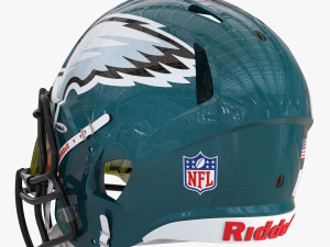 Riddell speed helmet philadelphia eagles 3Dモデル