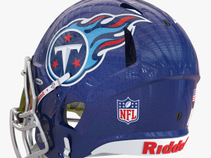 Riddell speed helmet tennessee titans 3D 模型