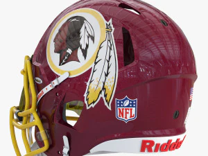 Riddell speed helmet washington redskins 3D Model