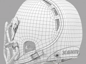 Xenith x2e helmet 3D Model