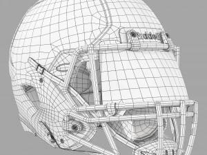 Riddell speed icon helmet 3D Model