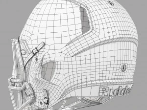 Riddell speed icon helmet 3D Model