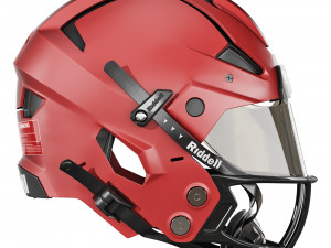 Riddell axiom helmet 3d print model 3D Model