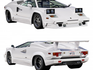 Countach 25th Anniversary Wolf of Wall Street 3Dモデル