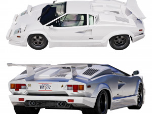 Countach 25th Anniversary Wolf of Wall Street Modello 3D