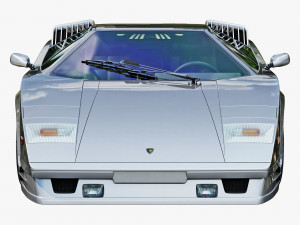 Countach 5000Qv 3D Model