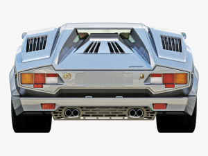 Countach 5000Qv 3D Model