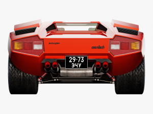 Countach LP400 3D Model