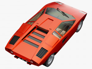 Countach LP400 3D Model