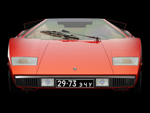 Countach LP400 3D Model