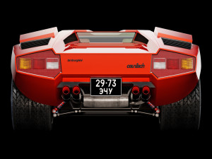 Countach LP400 3D Model