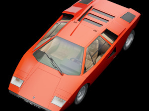 Countach LP400 3D Model